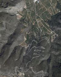 Foto satélite de puerto de Barx